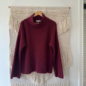 Sweet Baby Jamie Ruby Red Turtleneck Sweater